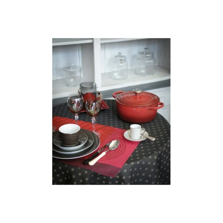 Cocotte fonte signature ronde cerise ø 20 cm