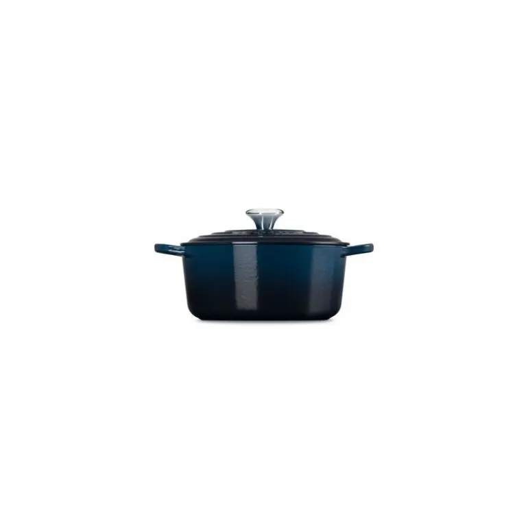 Cocotte fonte Signature ronde bleu nuit Ø 24 cm
