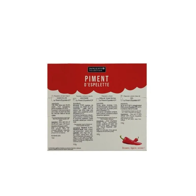 Coffret Autour du piment d'Espelette