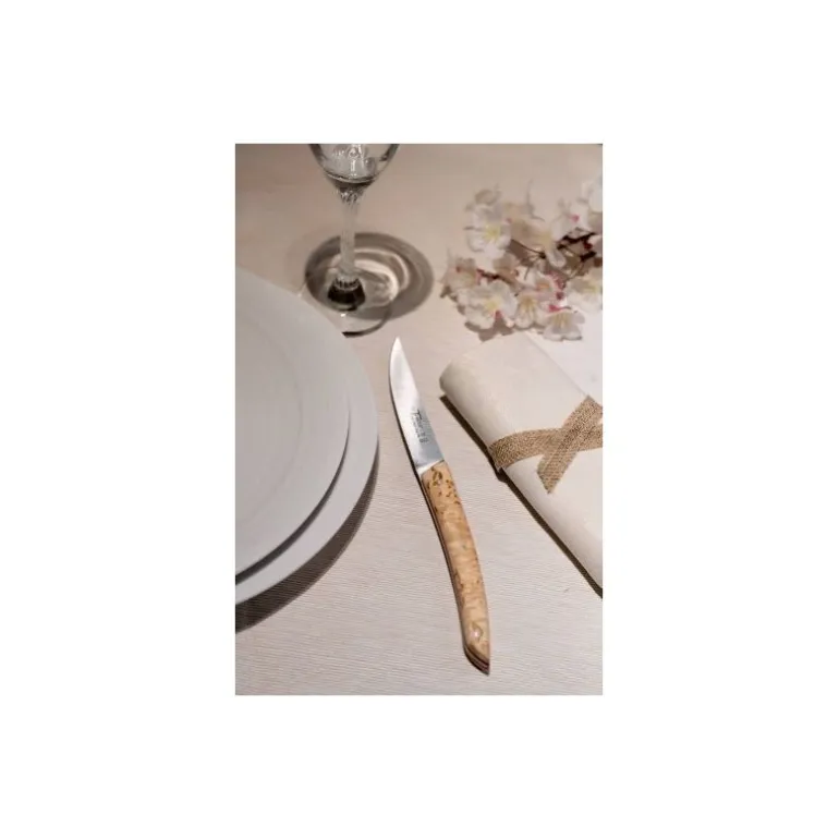 Coffret de 4 couteaux Le Thiers Double Platine Rouge