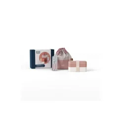 Coffret déjeuner lunchbox rose moka