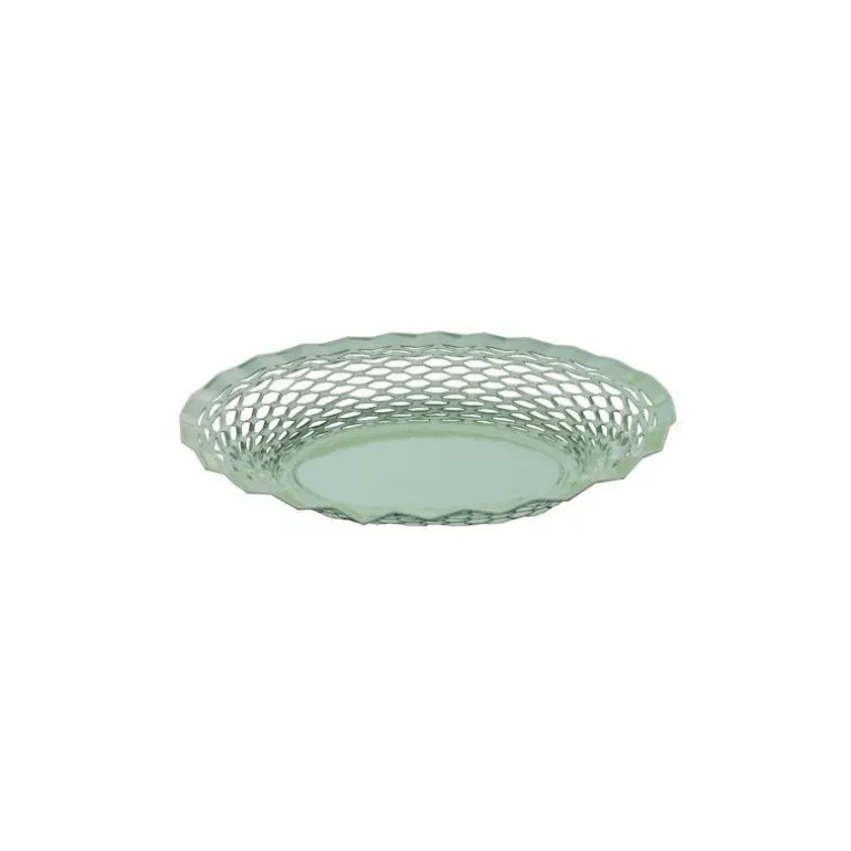 Corbeille à pain Vintage ovale GM vert pastel