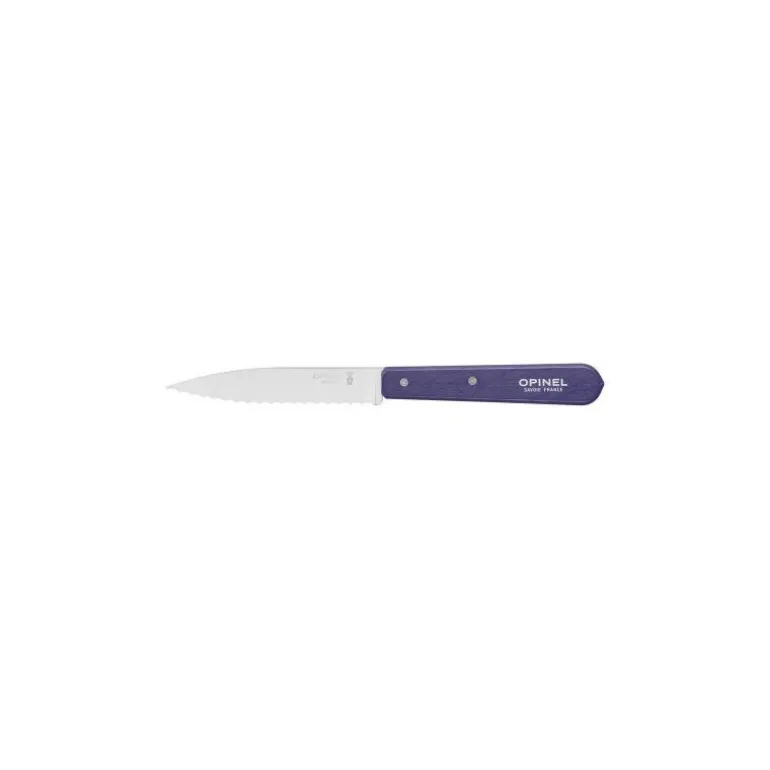 Couteau cranté n°113 violet paysage