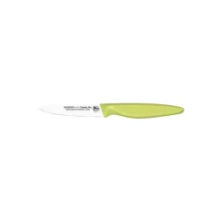 Couteau d'office bio sourcé vert anis 9 cm