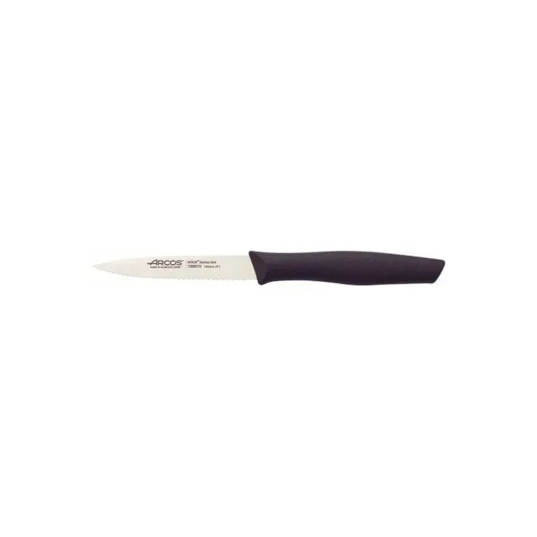 Couteau d'office souple cranté 10 cm