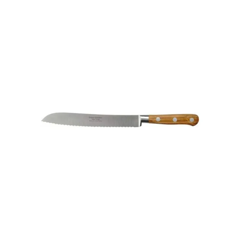 Couteau à pain Tradi'chef bois de chêne 23 cm