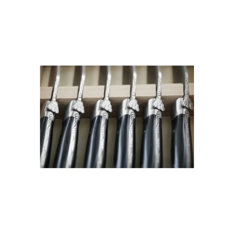 Couteau à steak Laguiole Essentiel mitre mate - coffret de 6