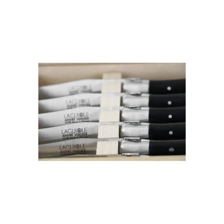 Couteau à steak Laguiole Essentiel mitre mate - coffret de 6