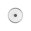 Couvercle en verre de sécurité bouton bois ø 28 cm