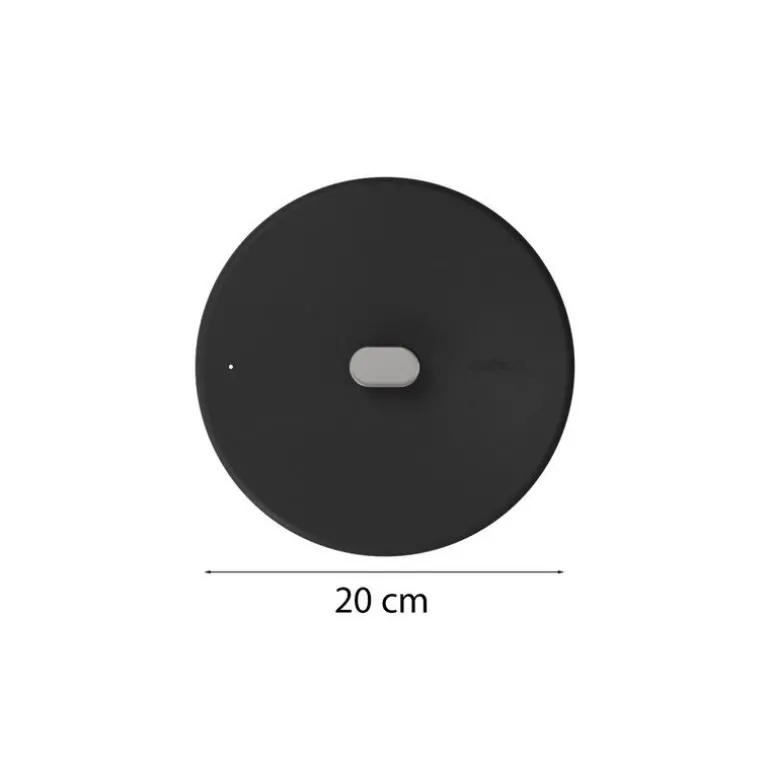 Couvercle inox La Merveilleuse noir graphite Ø 20 cm