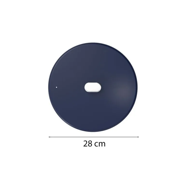 Couvercle inox La Merveilleuse bleu myrtille Ø 28 cm