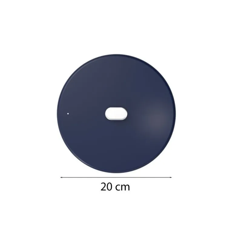Couvercle inox La Merveilleuse bleu myrtille Ø 20 cm