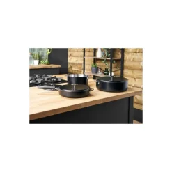 Couvercle inox La Merveilleuse noir graphite Ø 24 cm