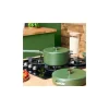 Couvercle inox La Merveilleuse vert fougère Ø 20 cm