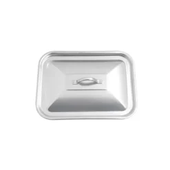 Couvercle inox nid d'abeille pour plat à four 35 x 26 cm