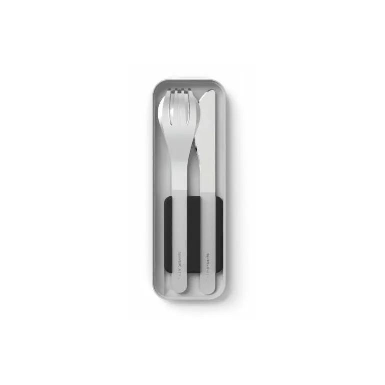 Couverts nomade inox noir