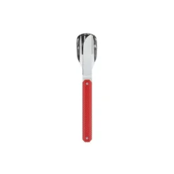 Couverts nomades droits aimantés 12H34 alu rouge