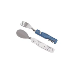 Couverts nomades pliants 13h25 alu bleu