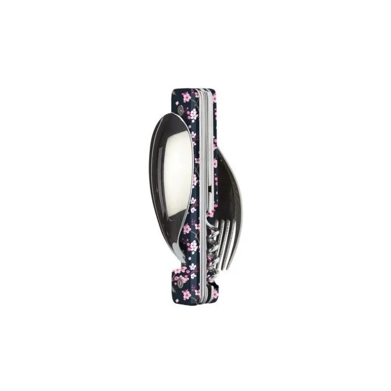 Couverts nomades pliants multifonctions 13:25 fleurs