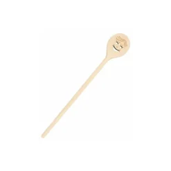 Cuillère sourire ronde bois 28 cm