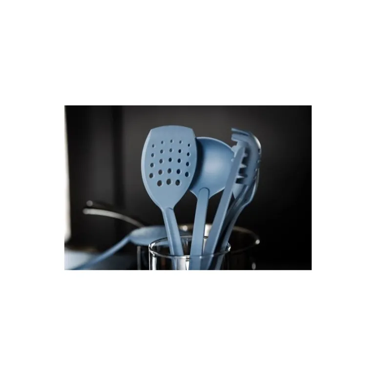 Cuillère à spaghetti en polyamide bleu pastel