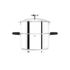 Cuiseur vapeur biome anse mutine 2 noir ø 24 cm