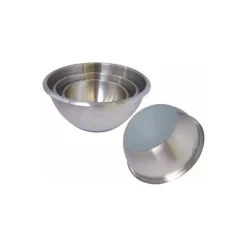Cul de poule inox fond silicone demi sphérique ø 24 cm