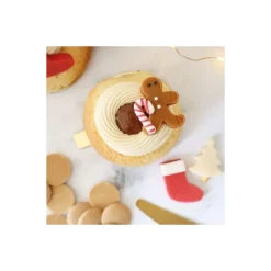 Décoration en pâte d'amande Sweet Xmas - par 6