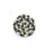 Dessous de plat Lana rond noir blanc et gris ø 21 cm