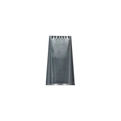 Douille à bûche plate 6 dents inox 1,6x0,2cm