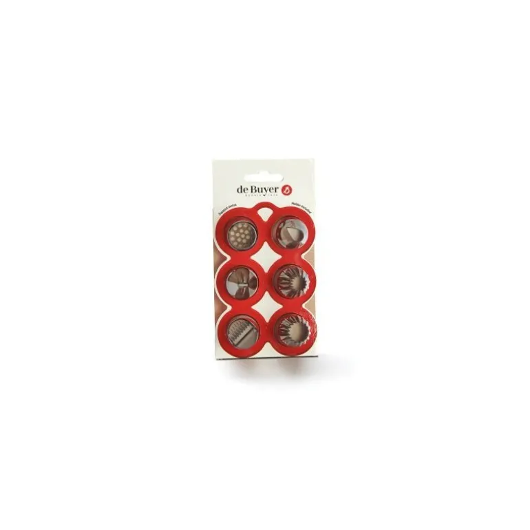 Douilles Creatif tritan et support pour tube piston - lot de 6