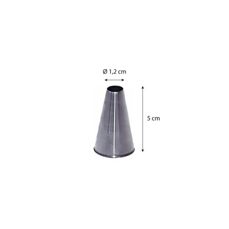 Douille unie inox ø 1,2 cm
