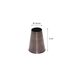 Douille unie inox ø 1,8 cm