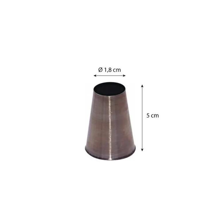 Douille unie inox ø 1,8 cm