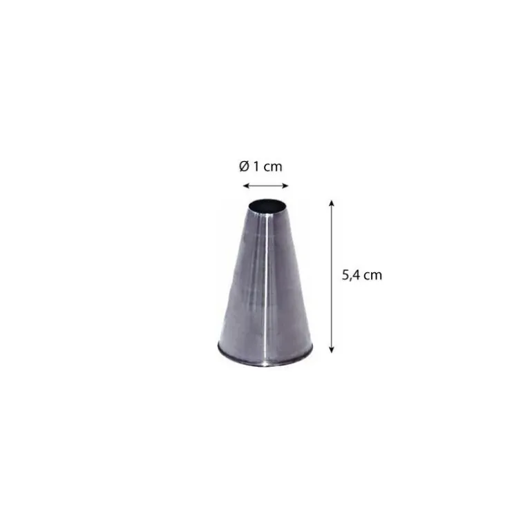 Douille unie inox ø 1 cm