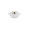 Faitout fonte émaillée pétales blanc ø 26 cm