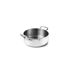 Faitout trilply inox miroir martelé ø 28 cm