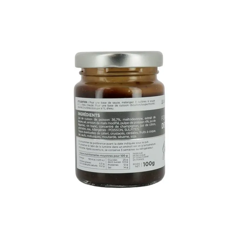 Fond de fumet de poisson - par 100 g