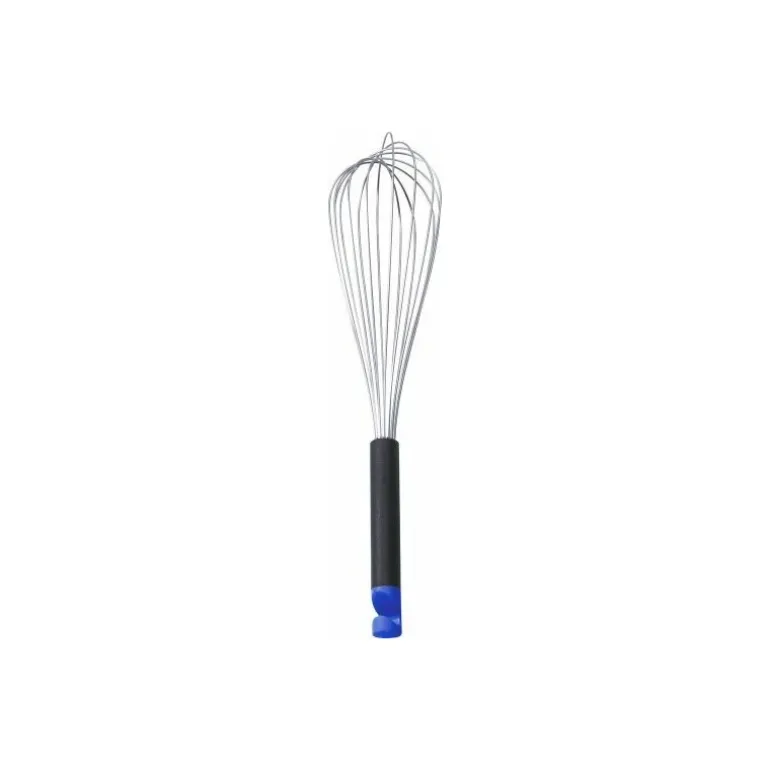 Fouet inox manche surmoulé 25 cm