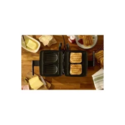 Gaufrier Cool Touch + plaque Croque Monsieur