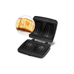 Gaufrier Cool Touch + plaque Croque Monsieur