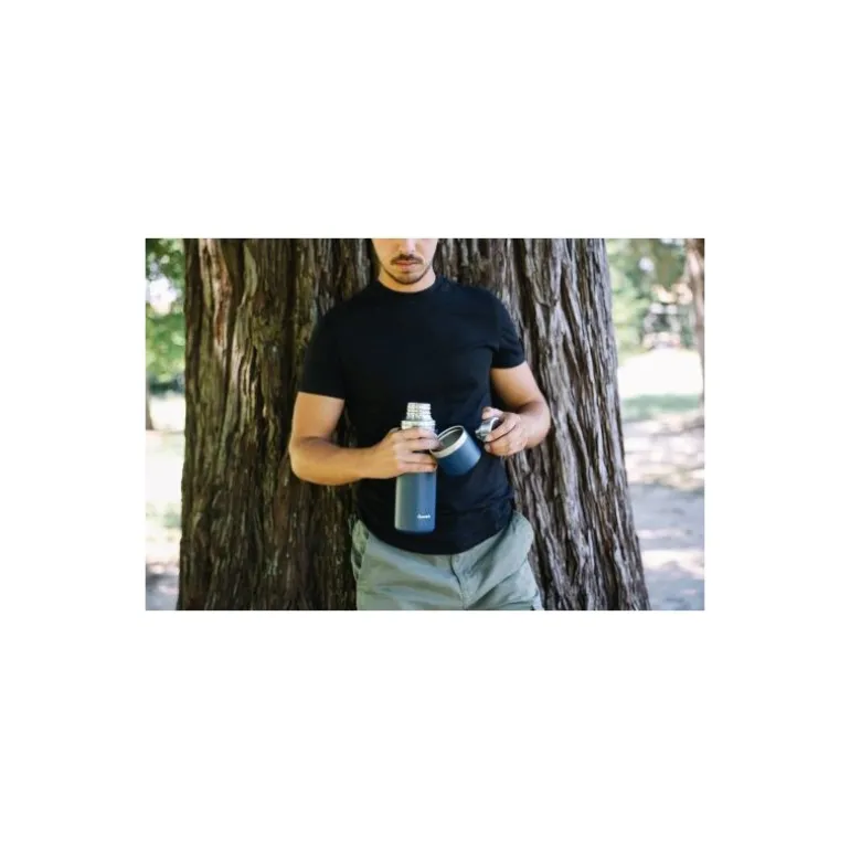 Gourde Thermos isotherme bleu nuit 75 cl