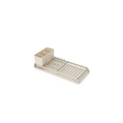 Égouttoir à vaisselle compact beige 46,3 x 20 x 12,5 cm