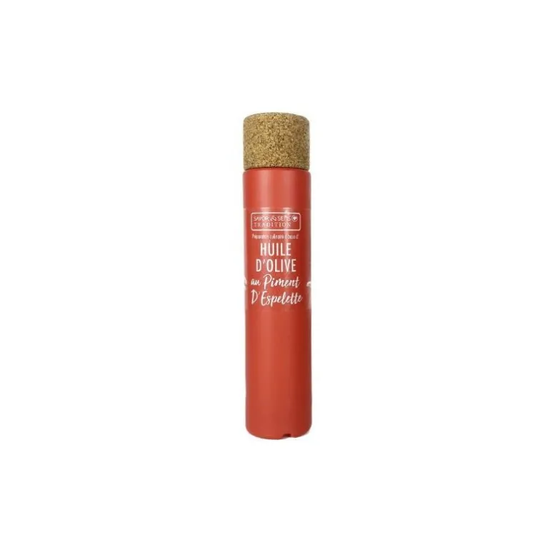 Huile d'olive Color Mate au piment d'Espelette - 20 cl