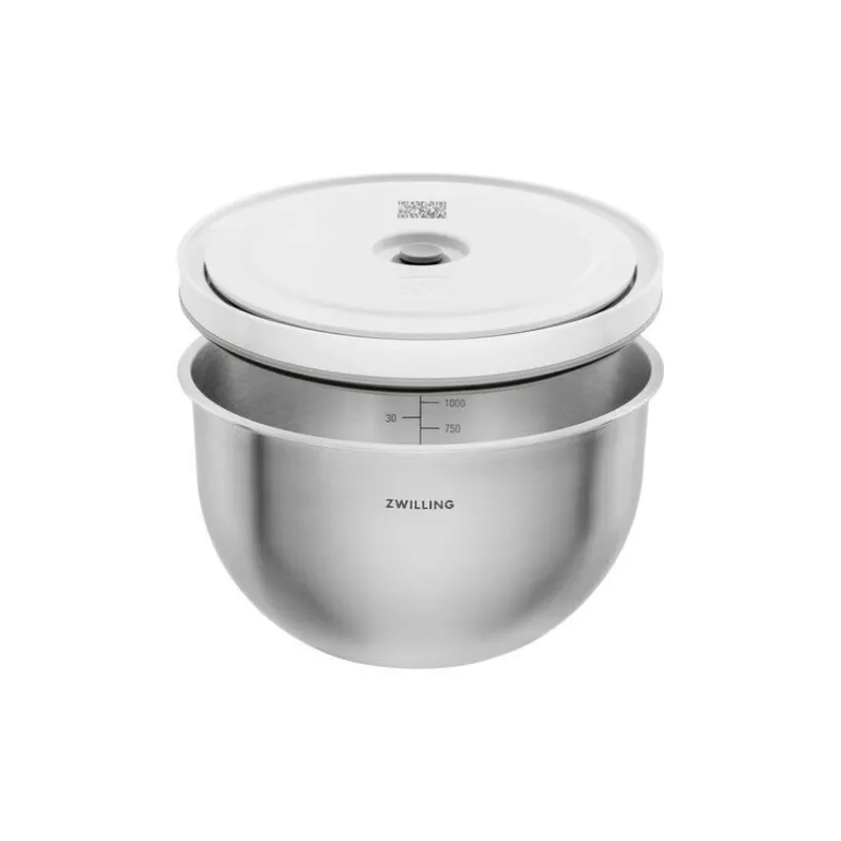 Lot de bols en inox Fresh & Save avec couvercle 12 - 18 - 24 cm