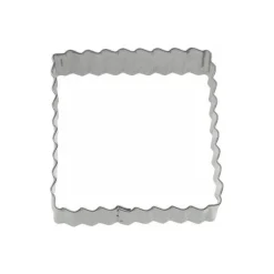 Lot de 3 emporte-pièces inox carré de 4, 5 et 6 cm