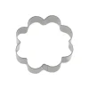 Lot de 3 emporte-pièces inox rosace de 4, 5 et 6 cm