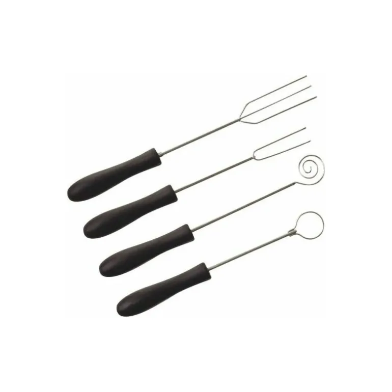 Lot de 4 fourchettes à chocolat