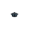 Mini cocotte ronde céramique bleu nuit ø 10 cm