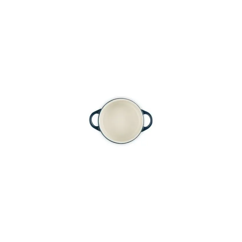 Mini cocotte ronde céramique bleu nuit ø 10 cm